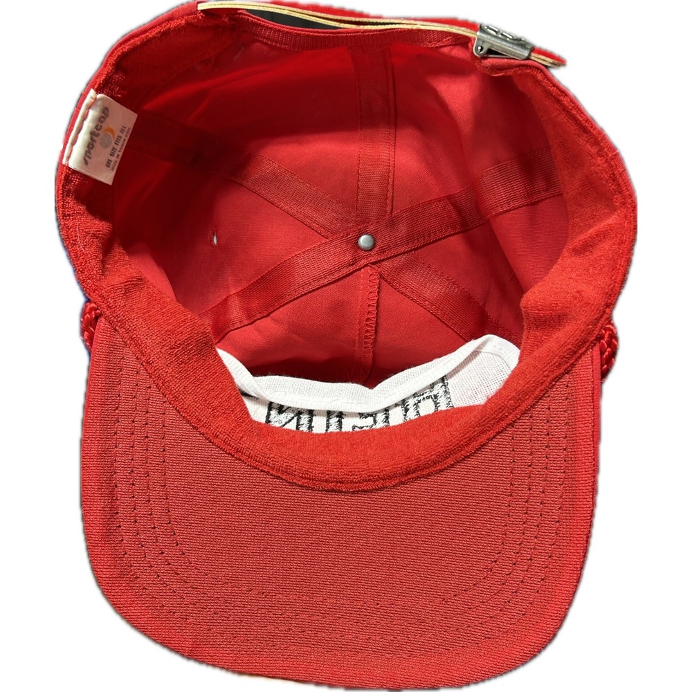Heinz Baseball Cap Vintage Mens OSFA Red Sportcap Ketchup Promo Gorpcore 1980s - Picture 5 of 7